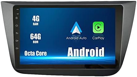 Android 10 Autoradio auto navigacija Stereo multimedijalni plejer GPS Radio 2.5 D ekran osetljiv na dodir zasjedište Altea 2004-2015 Okta jezgro 4GB Ram 64GB ROM