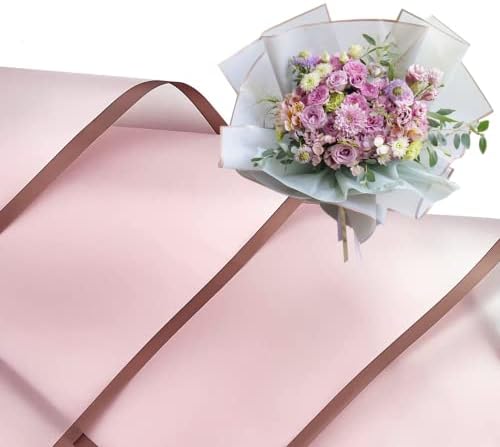 XIYUAN 20 tačaka Zlatni rub papir za umotavanje svježeg cvijeća, DIY zanati,pakovanje poklona ili