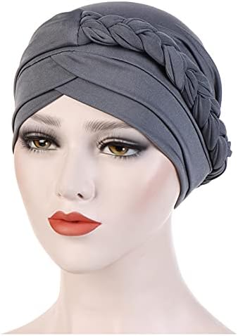 Etnički Turban za žene modni twist Knot Hemo kape elastični Headwrap Skull Caps jednobojna Slouchy pokrivala