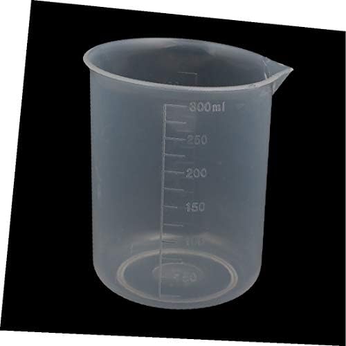 X - DREE 300ml PP volumetrijska mjerna čaša posuda čaša čista 95mm visina (Vasija de medición volumétrica