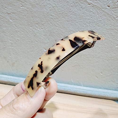 Luk kornjače Chell Celluloid acetat izdržljiva šarka bareta Leopard Ispis držači za konjske rep, klasična