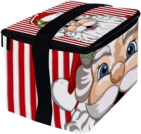 Nepropusna kutija za ručak, izolovana Bento kutija za muškarce i žene za odrasle, kanta za ručak za višekratnu upotrebu sa naramenicom Exquisite Santa