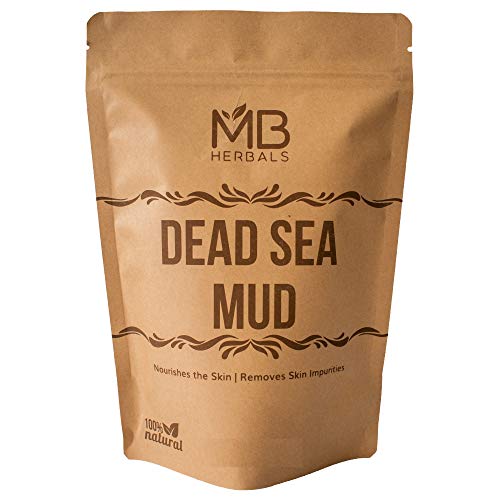 MB Herbals Mrtvo more Mud 1 lb / 16 Oz / 454 Gram | njeguje Exfoliates omekšava & detoksikaciju