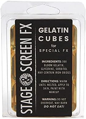 Profesionalne FX šminke gelatinske kocke 4 oz. CLEAR - sigurna alternativa lateksu! Specijalni