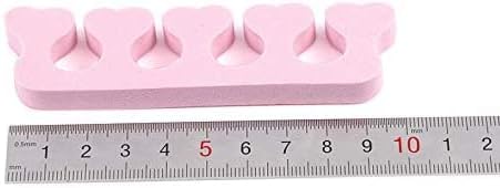 20kom Pink Toe separatori, separatori razdjelnika prstiju mekani pjenasti spužvasti odstojnik Nail Art