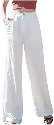 Charella teen djevojke hlače posteljine za pantalone za juniore ručak visokog struka ravno-noga osnovne ljetne pantalone 2023 odjeća CI
