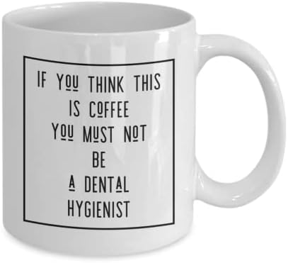 Stomatološki higijenski poklon, zubna higijenska šolja, zubna higijenska kupa za kafu, najbolji zubni
