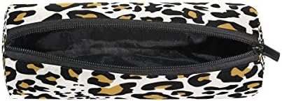 U životu vintage divlji životinjski leopard prugasti teksturni olovka za olovku za olovku torbica torbice