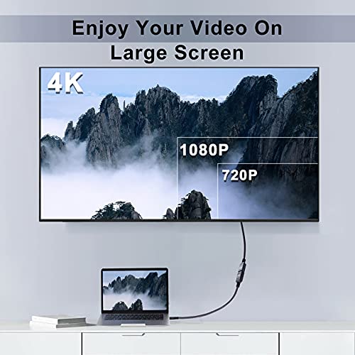 Twozoh HDMI Produžni kabl 1ft, HDMI muški na ženski HDMI kabl, najlonski pleteni HDMI ekstender, HDMI 2.0 Adapter za kablove podržava 4K@60Hz 3D HDR