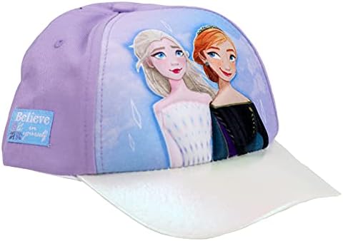 Disney Little Girl Frozen Elsa & Anna 3D pop bejzbol kapa, ljubičasta, starost 4-7