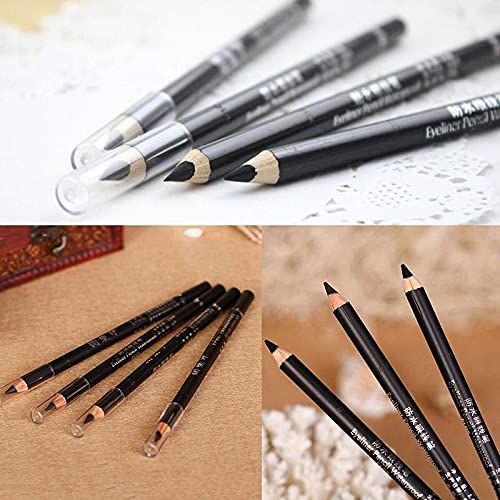 YiYLunneo 2kom Crna dugotrajna olovka za oči olovka vodootporna olovka za oči Smudge-Proof Cosmetic
