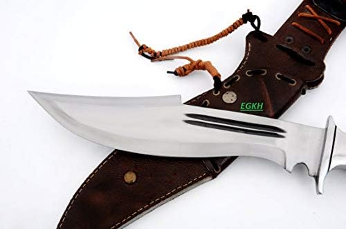 EGKH-nož Khukuri nož sa oštricom od 11 inča-ručno rađeni nož Kukri - višenamjenski nož-lovački nož-nož za kampiranje - lisnata opruga-spreman za upotrebu