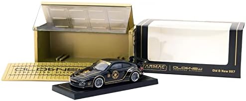 997 Star & amp; Novi Body Kit # 23 crna sa zlatnom grafikom John Player Special Hobby64 serije 1/64 Diecast model Car by Tarmac Works T64-TL053-BKG