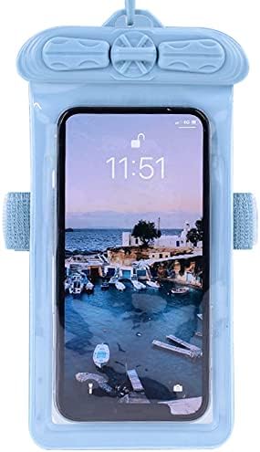 Vaxson futrola za telefon, kompatibilna sa TCL 10 Lite vodootpornom vrećicom suha torba [ ne folija za zaštitu ekrana ] plava