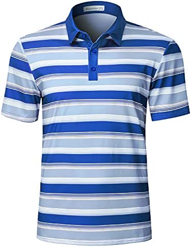 Wancafoke Polo majica za muškarce kratki rukav golf majice vlage Wicking majice za majicu za muškarce