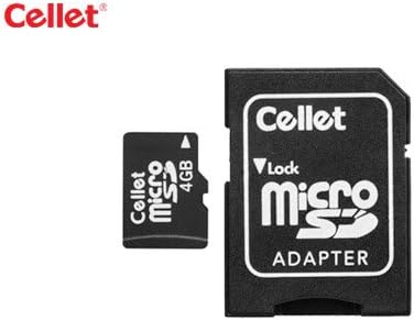 Cellet MicroSD 4GB memorijska kartica za Blackberry Niagara telefon sa SD adapterom.