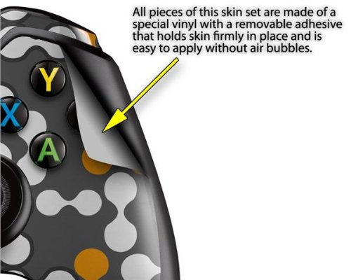 WrapTorSkinz ukras u stilu vinilne kože Kompatibilno je s Xbox One originalne bežične blokade za bežične kontrolere 04 narandžaste