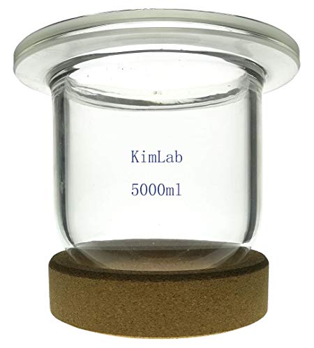 Kimlab Rea-0081 5000ml / 5L cilindrični okrugli kotlovni kotlov za tikvicu, trostruk sa 24/40