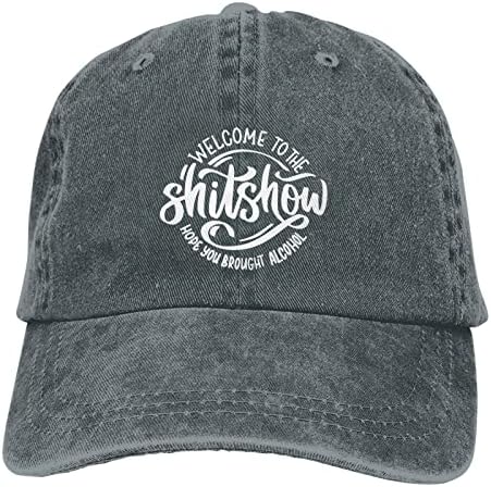 Denou Dobrodošli u ShitShow bejzbol kapu MENS Trucker Hat Podesivi prilagodljivi ženski kaubojski