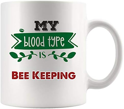 Moja DNK Krvna kugla pčela zadržava šolju čaj za kafu čaj poklon | Ideja poklona za prijatelja Porodični poljoprivredni pčelar Farm Funny Lover Muškarci Žene Kids izreke