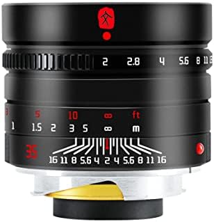 7artisans 35mm F2. 0 II ručni objektiv, kompatibilan sa Leica M-Mount Daljinomerima Leica M240 Leica M3 M6 M7 M8 M9 M9p M10 M11 M10-P i drugim M-Mount kamerama