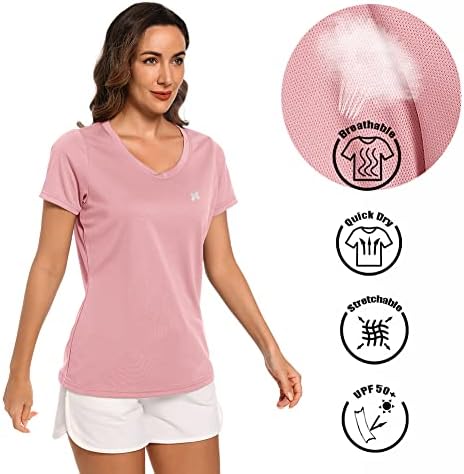 Ljetna atletska košulja za ženu Brza suha UV zaštita teretana prozračna kratka rukava sportska pješačka majica