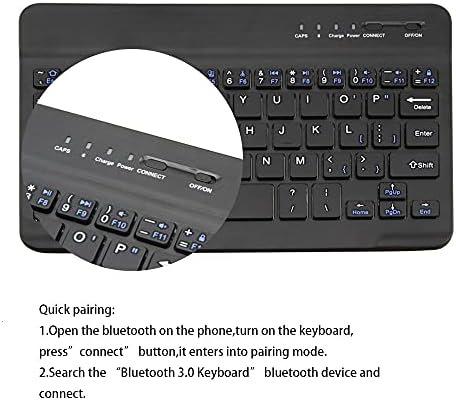 Mjwdp Mini prenosiva tastatura ergonomska tanka tastatura za igranje