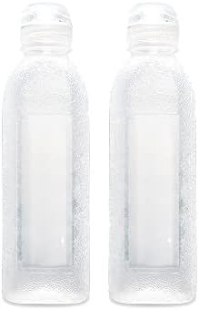 CHENSHUO Plastična bočica za stiskanje, prozirna bočica za stiskanje začina, sa silikonskim ventilom