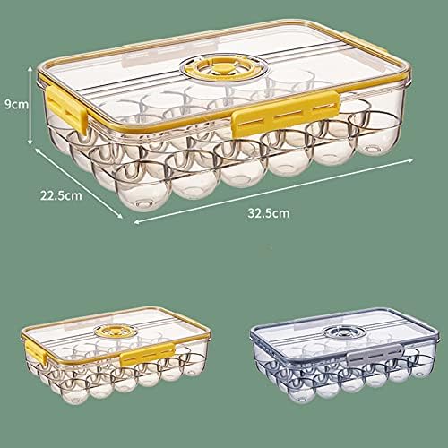 DEALPEAK frižider kutija za jaja Clear Slaganje ladice za skladištenje jaja Prijenosni Kontejner za odlaganje