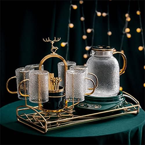 N / A Nordic cvjetni čaše za staklenu kućnu vodu postavljena popodnevni čaj za čaj za čaj za čaj za čaj za grijanje Čaj