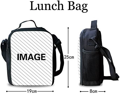 Showudesigns jagoda Axolotl školski ruksak za djevojčice dječje kutije za ručak i pernica 3 komada torbe za knjige Junior Travel Daypack torba Pink Polka Dots ruksak