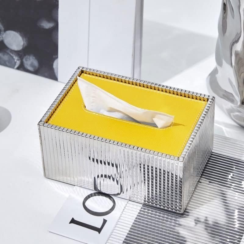 Kutija tkiva visokokvalitetna kutija od nehrđajućeg čelika modna djelastično tkivo moderna minimalistička kutija za ubrus za dnevni boravak kupaonica tkiva tkiva pokriva policu
