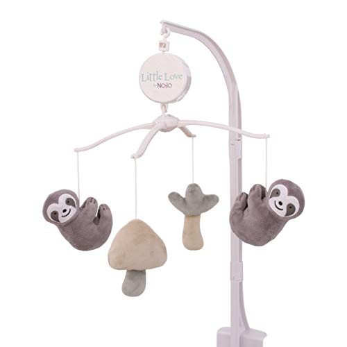 Mala ljubav Nojo Sloth, družimo se sa sivim i bijelim muzičkim mobilnim mobilnim uređajima, gljive i drveće