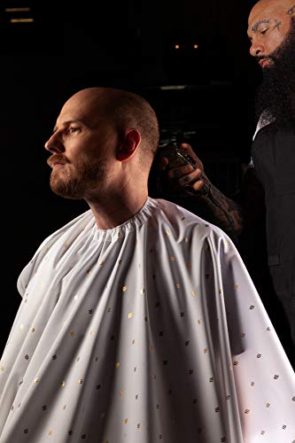 Barber jake brijačke makaze i brijač za šišanje za šišanje - bijela 24K zlatna, berber pregača izuzetno