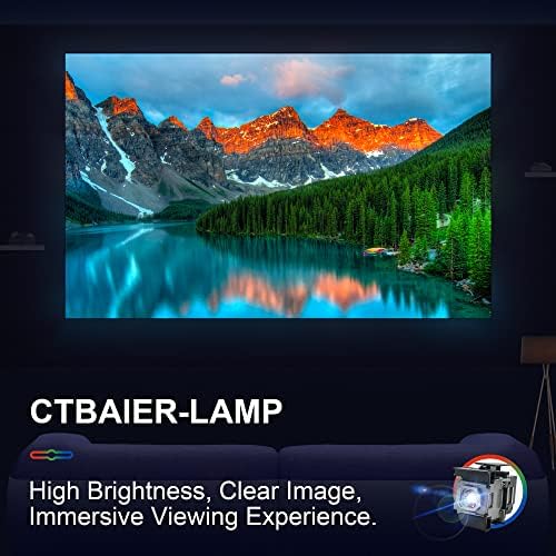 CTBAIER ET-LAA410 Svjetla za zamjenu kvalitete za zamjenu za PASONIC PT-AE8000U PT-AE8000 PT-AT6000E