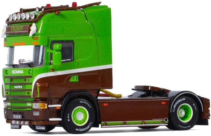 WSI za Scania R4 za Topline 4x2 Space cab Teddy CHAYNES 1/50 DIECAST kamion unaprijed izgrađen Model