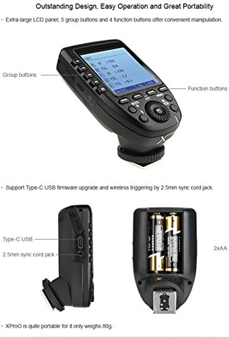 Godox Xpro-o TTL Wireless Flash Trigger 1 / 8000s HSS za Olympus Pen E-P5, E-PL5, E-PL6, E-PL7, E-PL8, Pen-F digitalna kamera