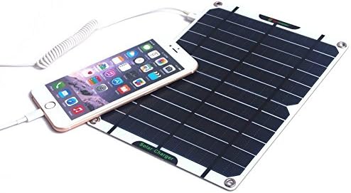 SUNKINGDOM™ 6W 5V USB Port Ultra-tanak prenosivi solarni panel solarni Punjač sa PowermaxIQ tehnologijom za iPhone, iPad, iPod, Samsung, kameru i bilo koji drugi USB uređaj
