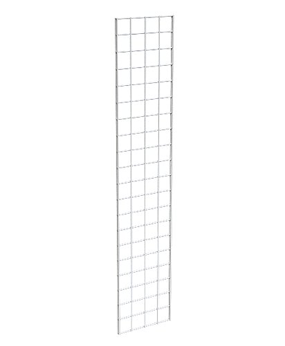 Amko GPB25 Gridwall Panel 2 ft. X 5 Ft, crni finiš, ¼ in. Žica, ojačane dvostruke vertikalne strane, metalna