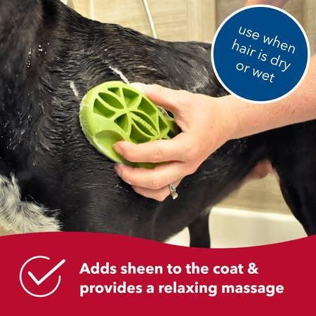 Coastal pet Safari comfort Grip Curry četka za pse - četka za kupanje i šampon za pse i masažer za zatvorene