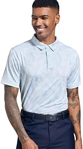 Ephemoca golf Shirts for Men Dry Fit Performance kratki rukav Print Moisture Wicking Polo Shirt