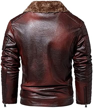 Muške kožne jakne stalci kaputi ovratnika MENS motocikl kožna jakna casual tanka odjeća kožni kaputi