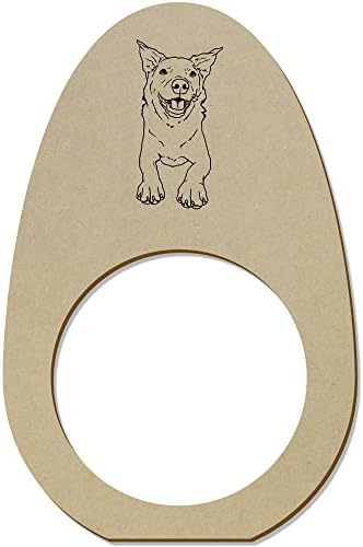 Azeeda 5 X 'Australijski govedni pas' Drveni prstenovi / držači za salvete