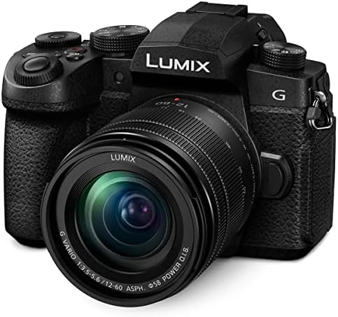 Panasonic Lumix G95 digitalna kamera bez ogledala sa Lumix g Vario 12-60mm f/3.5-5.6 MFT paket sočiva sa memorijskom karticom od 64GB, torba za rame, komplet filtera od 58mm, komplet za čišćenje