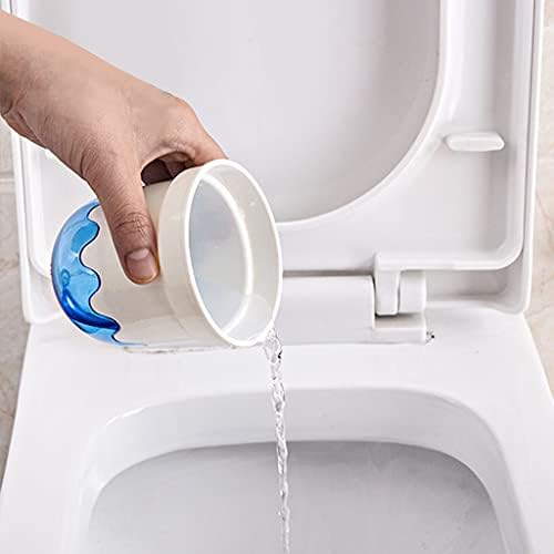 Lidon WC četkica WC držač četkica za kućna zidna toaletna četkica za čišćenje kupatilo dugačka ručica četkica za čišćenje 360 ​​° Nema mrtvih krajnjih toaletnih četkica za čišćenje wc