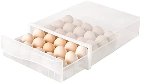 Saxtzds frižider kuhinjska dvoslojna kutija za odlaganje stalak za jaja držač fioka kutija za