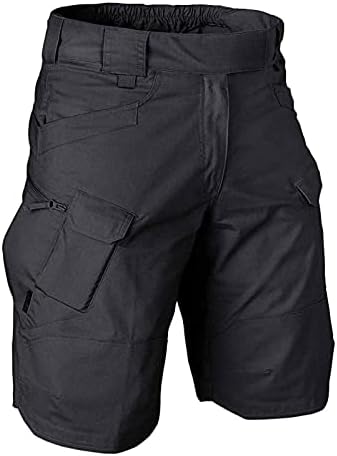 WENKOMG1 muške taktičke kratke hlače, vojni Sanduci pune dužine koljena vodootporni Ripstop s više džepova rastezljivi teretni šorc