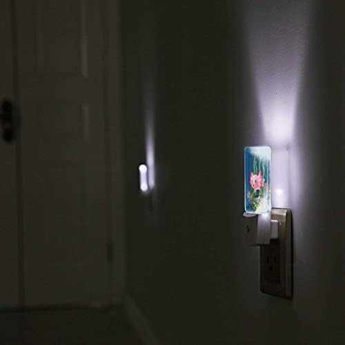 Salamander Axolotl uključite noćno svjetlo, zidna LED lampa Automatsko uključivanje & Off senzor od sumraka do zore unutrašnji utikač u zidna svjetla dekorativna za spavaću sobu, kupatilo, rasadnik, kuhinju, podrum