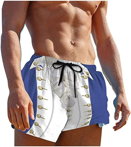 Muška zabavna kupaca za plasku odjeću za kratkim rubljem Ljetni odmor Tuxedo uzorak ispisane casual pantalone hlače hlače