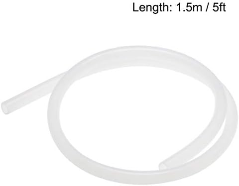 Uxcell silikonske cijevi, 5/8 ID x 13/16 od 5ft gumenog cijevi cijevi za cijev za cijev za zrak za prenos